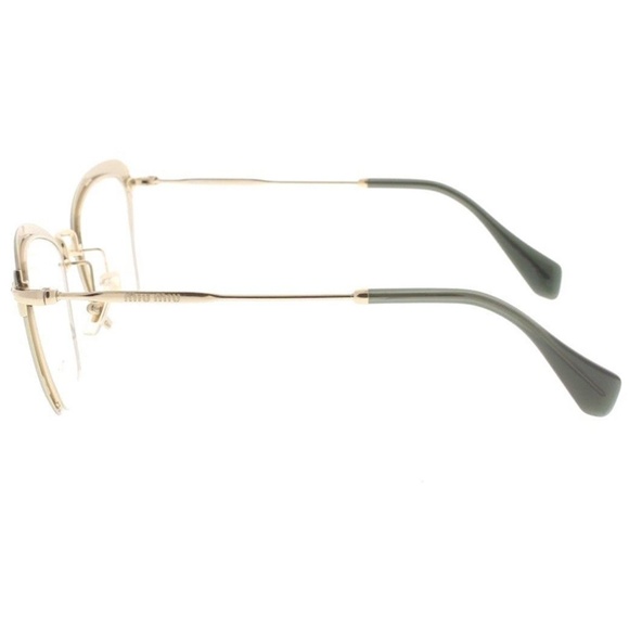 Miu Miu Cat Eye Opal Green Eyeglasses - Picture 4 of 5